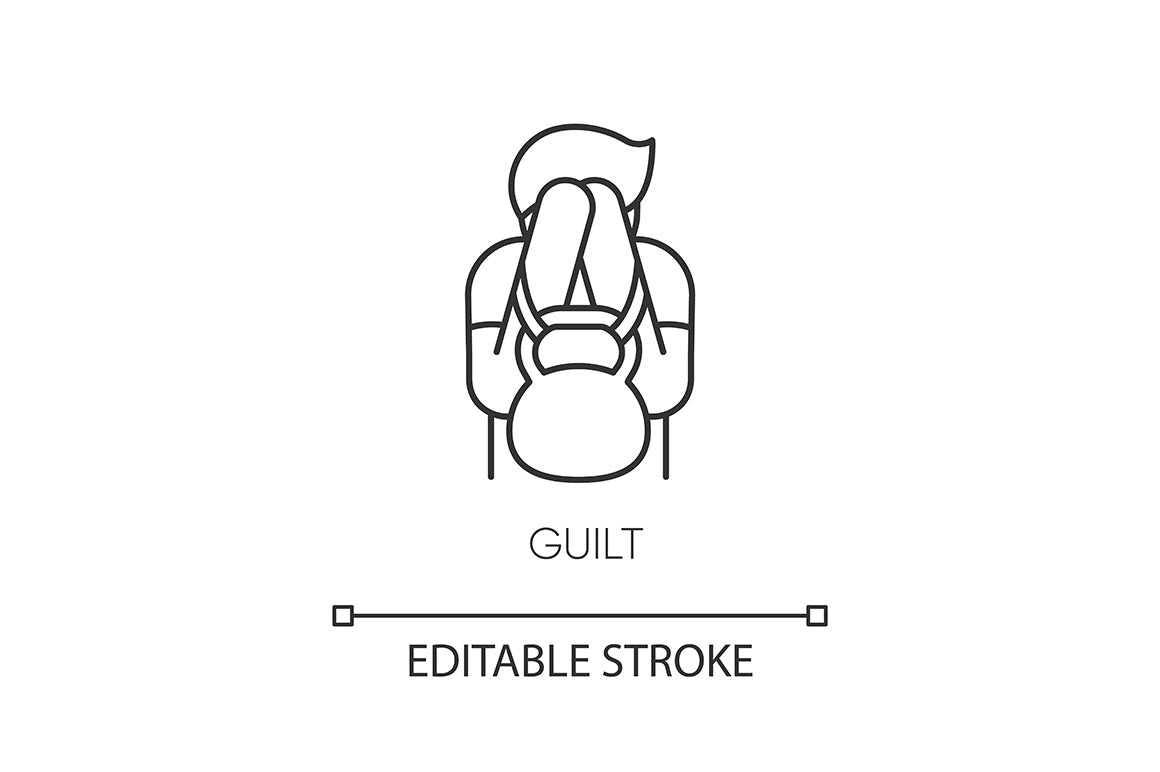 Human feelings pixel perfect linear icons set
