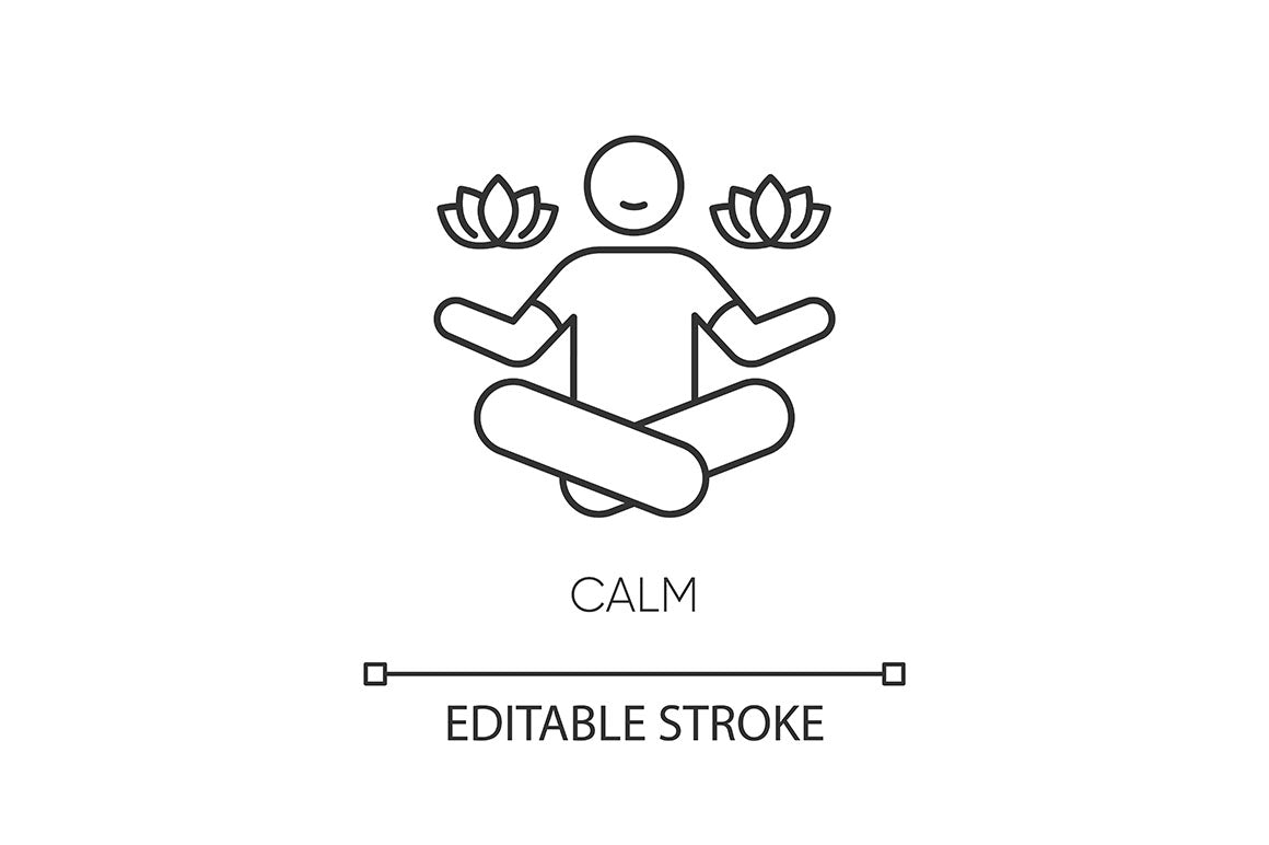 Human feelings pixel perfect linear icons set