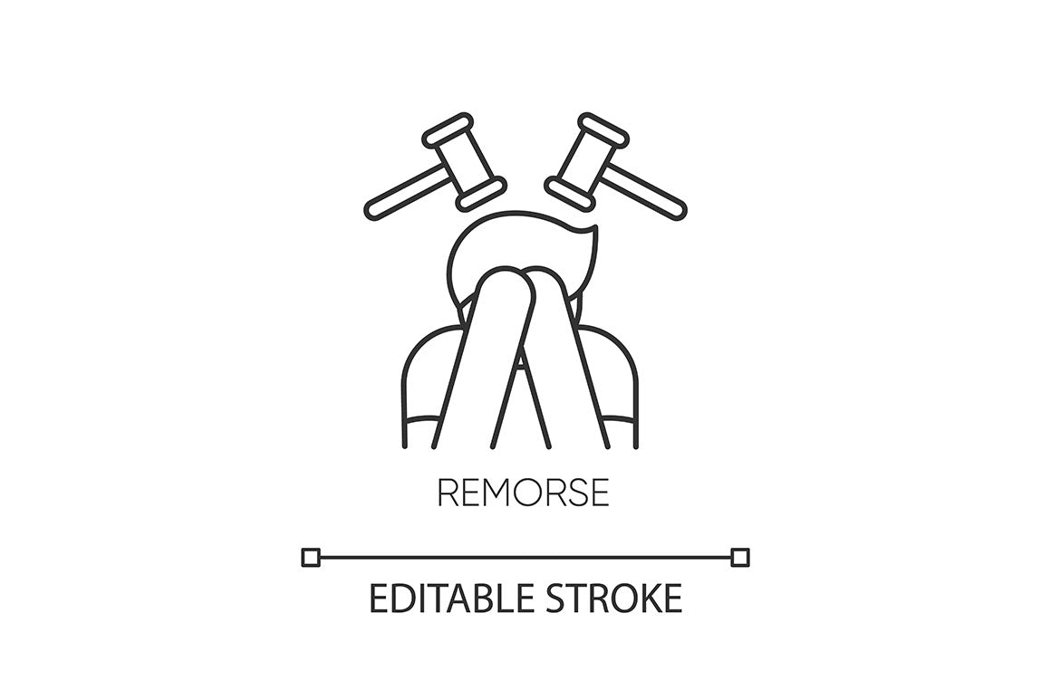 Human feelings pixel perfect linear icons set