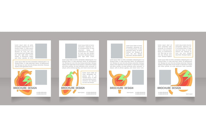 Human organs brochure design bundle