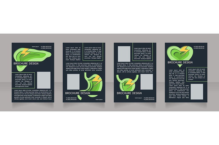 Human organs brochure design bundle