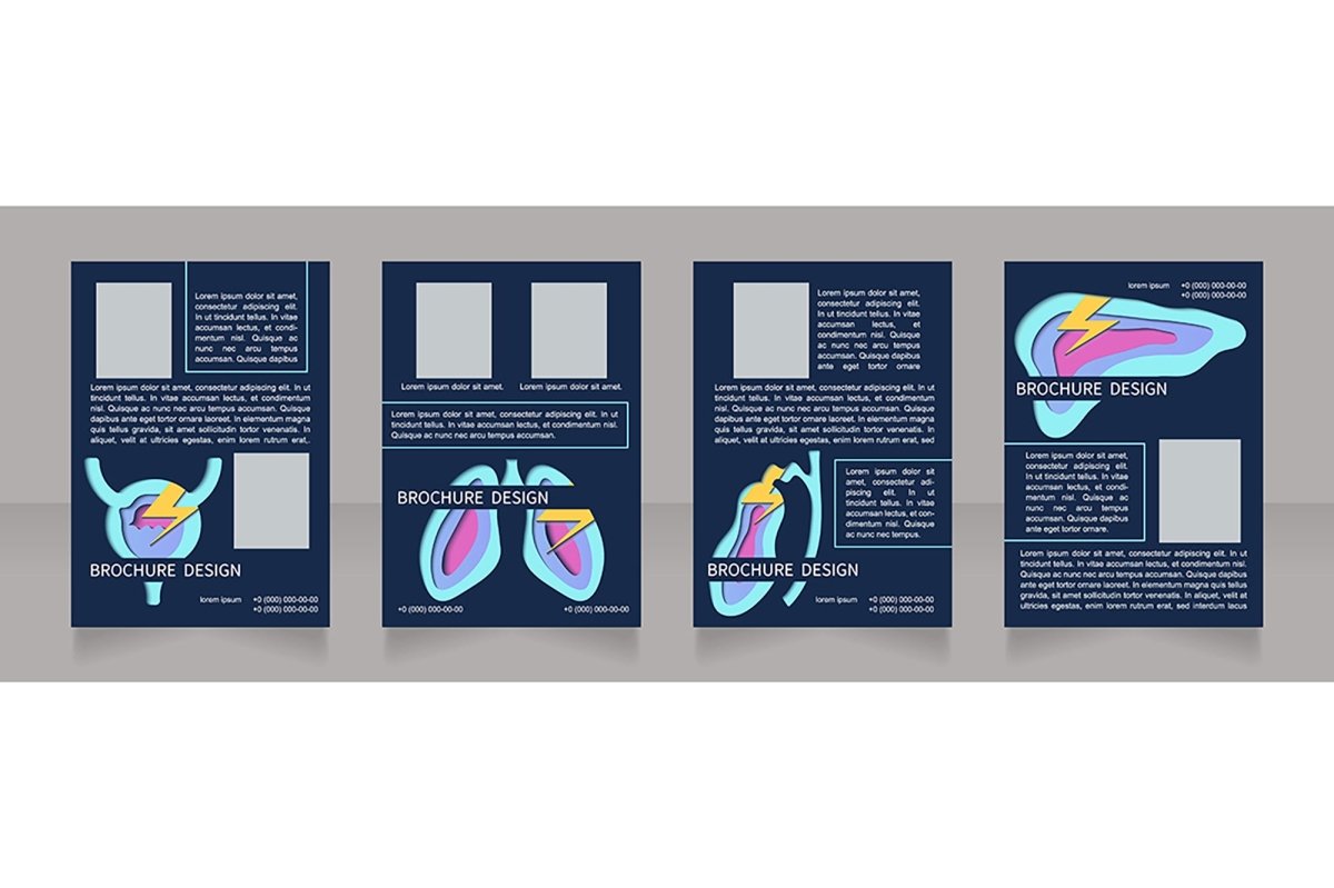 Human organs brochure design bundle