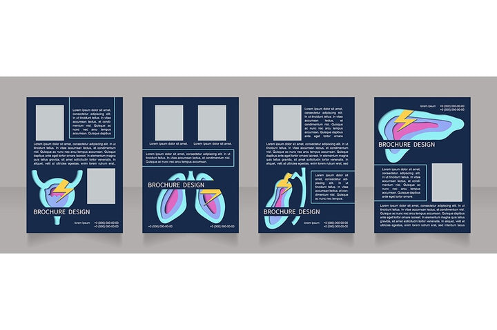 Human organs brochure design bundle