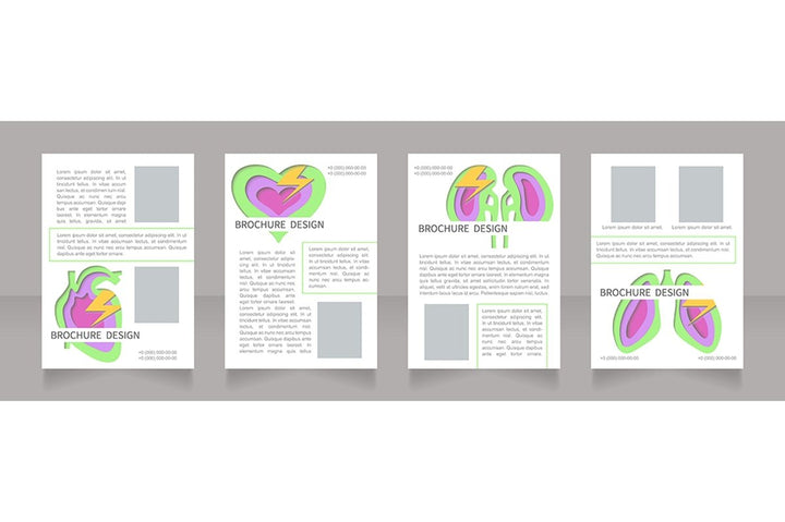 Human organs brochure design bundle