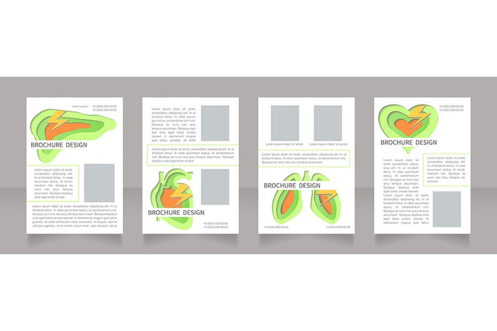 Human organs brochure design bundle