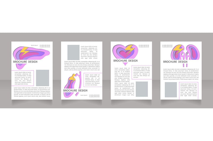 Human organs brochure design bundle
