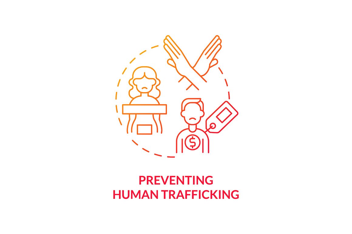 Human Smuggling Concept Icons Bundle