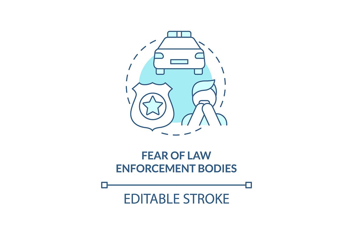 Human trade blue concept icons set