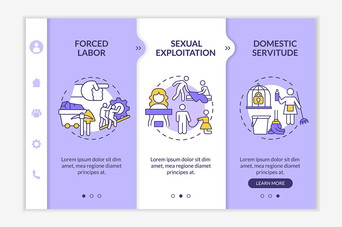 Human Trafficking App Screens Bundle