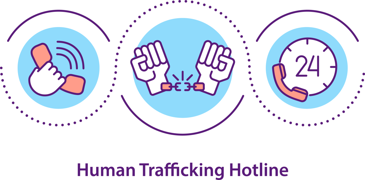 Human Trafficking Awareness Icons Bundle
