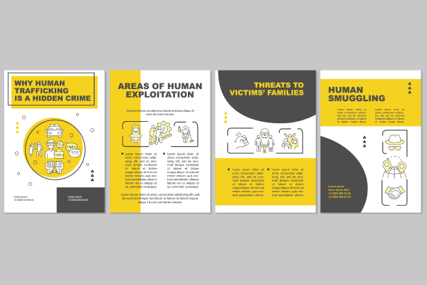 Human Trafficking Brochures Bundle