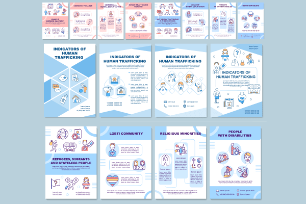 Human Trafficking Brochures Bundle