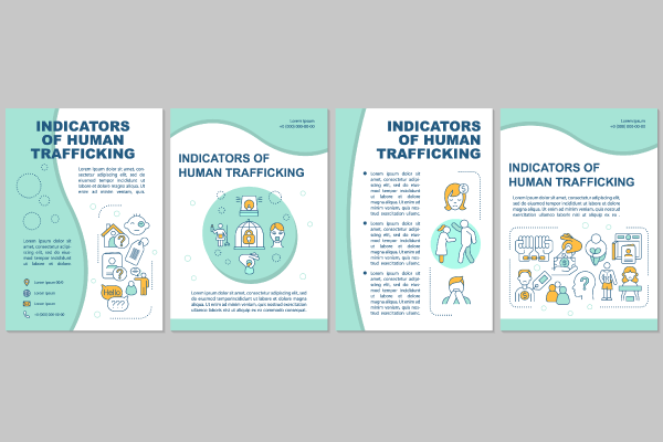 Human Trafficking Brochures Bundle