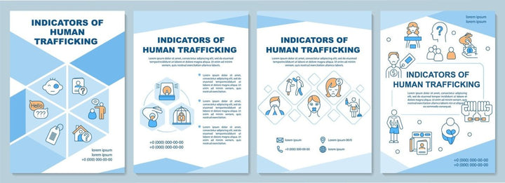 Human Trafficking Brochures Bundle