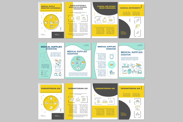 Humanitarian Aid Brochures Bundle