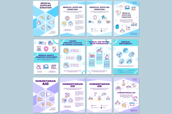 Humanitarian Aid Brochures Bundle