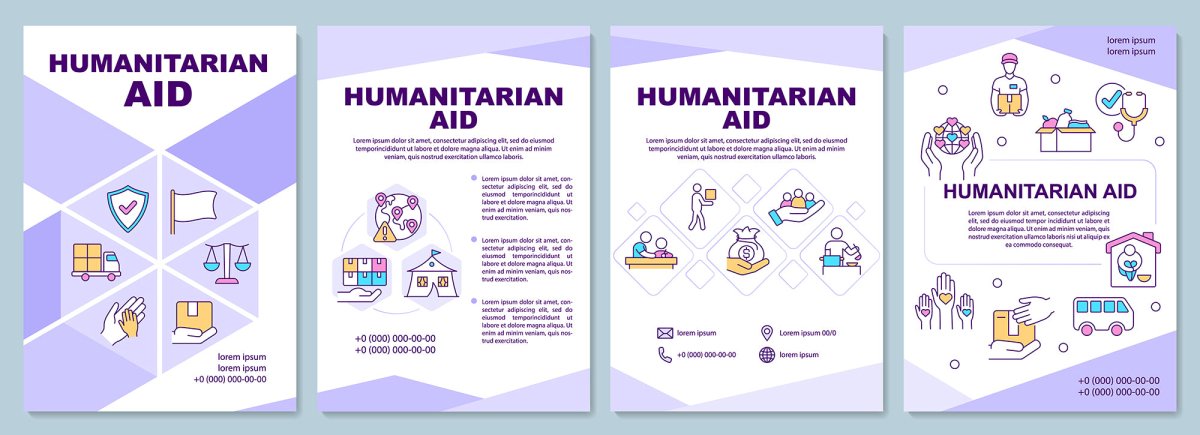 Humanitarian Aid Brochures Bundle