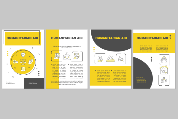 Humanitarian Aid Brochures Bundle