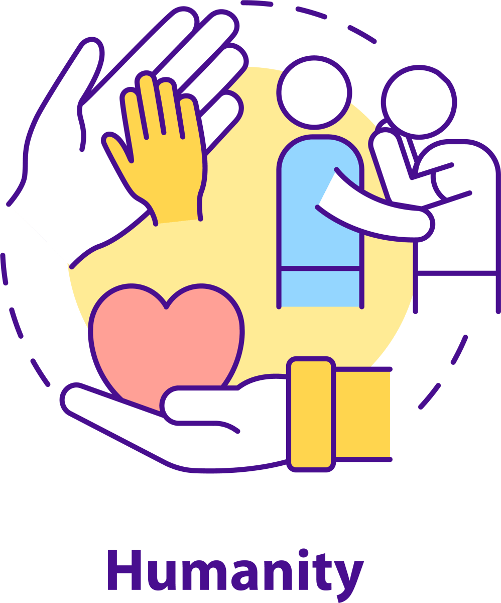 Humanitarian Aid Production Icon Bundle