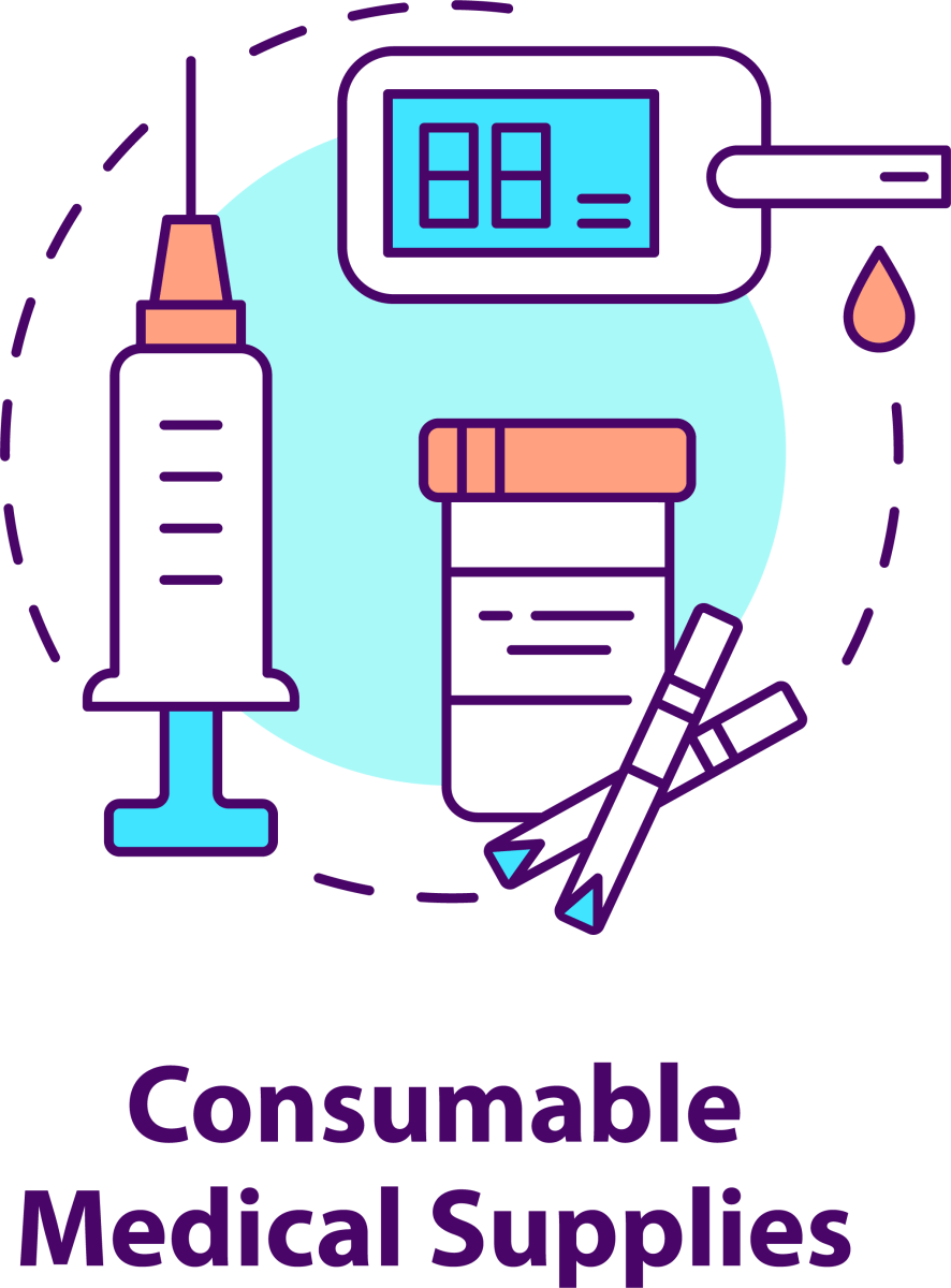 Humanitarian Aid Production Icon Bundle