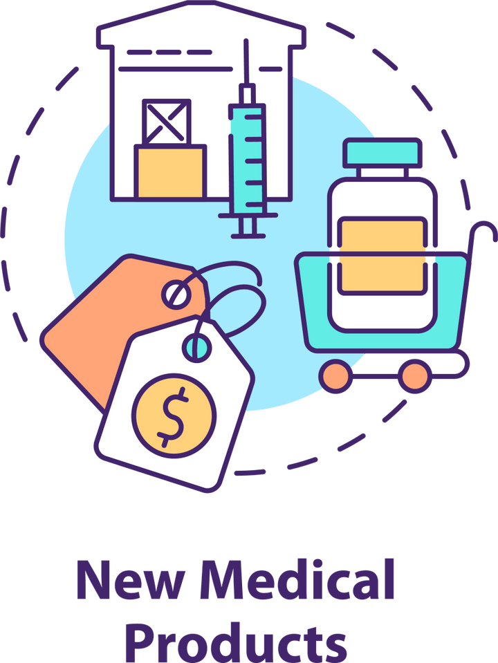 Humanitarian Aid Production Icon Bundle