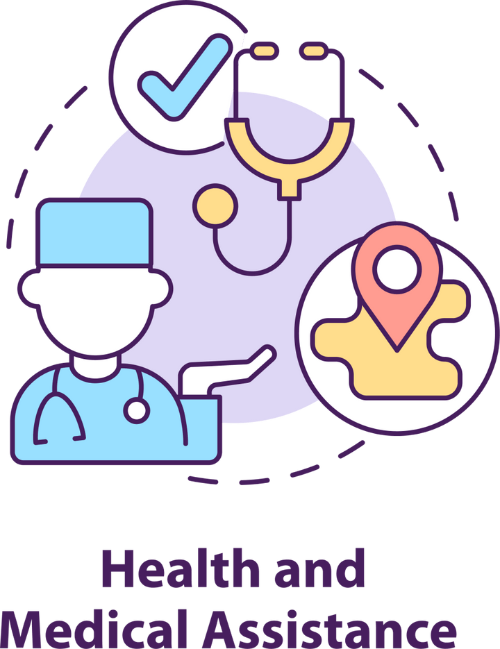 Humanitarian Aid Production Icon Bundle