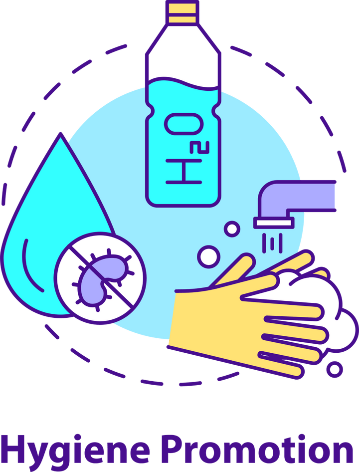 Humanitarian Aid Production Icon Bundle