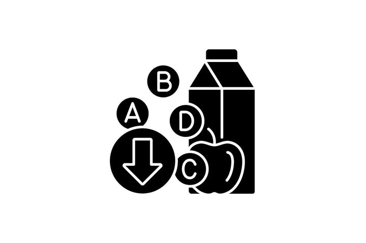Hunger and food security black glyph icons set on white space
