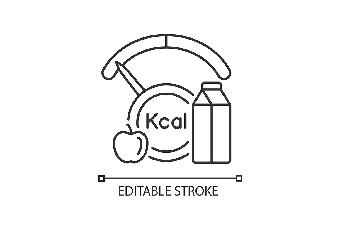 Hunger and food security linear icons set for dark and light mode