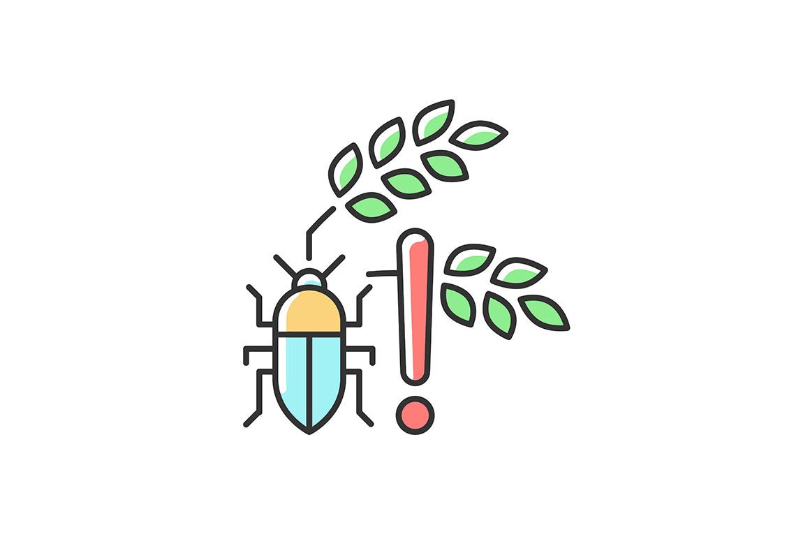 Hunger and food security RGB color icons set
