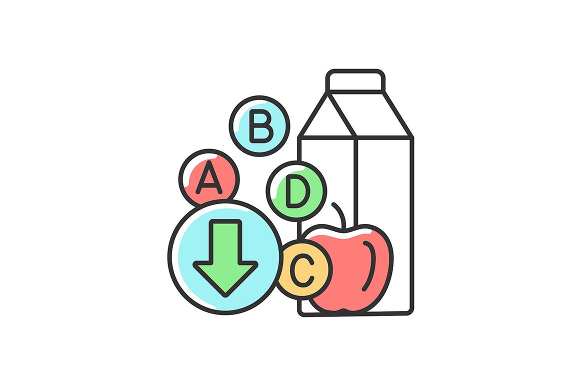 Hunger and food security RGB color icons set