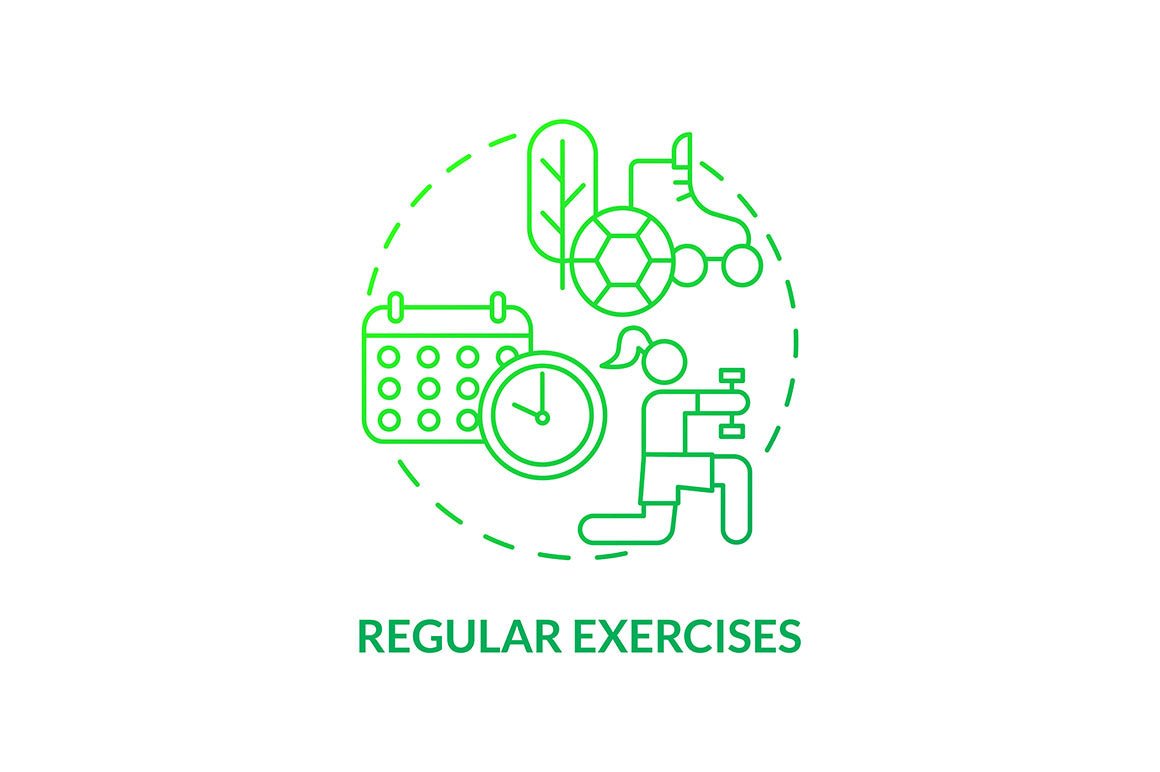 Hypertension concept icons bundle