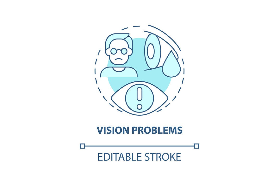 Hypertension concept icons bundle