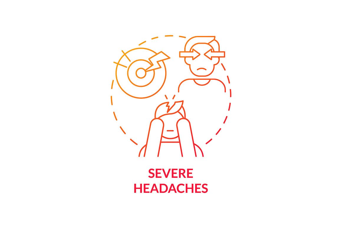 Hypertension concept icons bundle