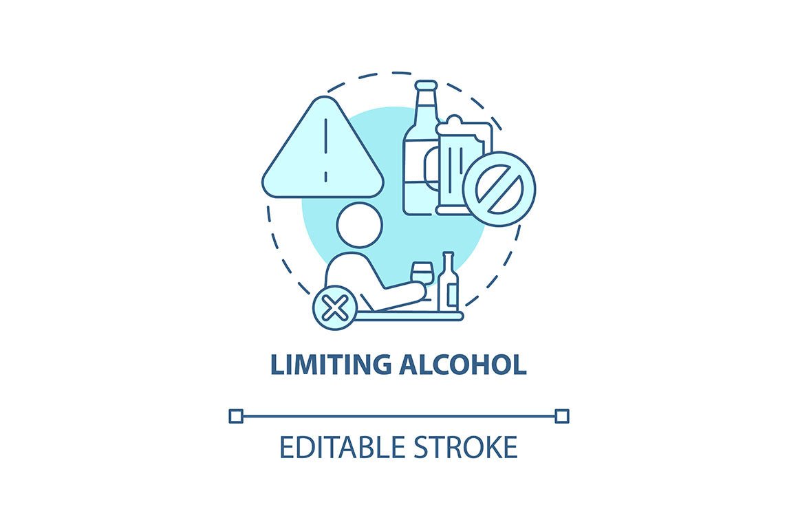 Hypertension concept icons bundle
