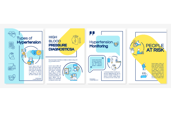 Hypertension Types Brochures Bundle