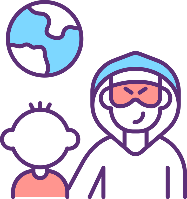 Illegal human trade related RGB color icons set
