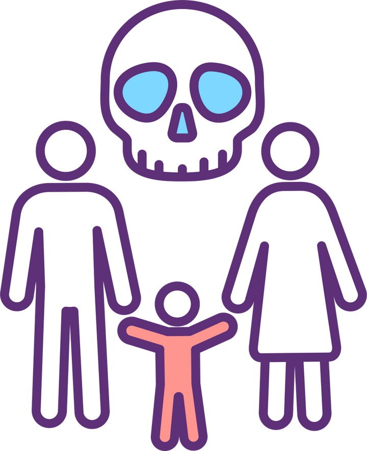 Illegal human trade related RGB color icons set