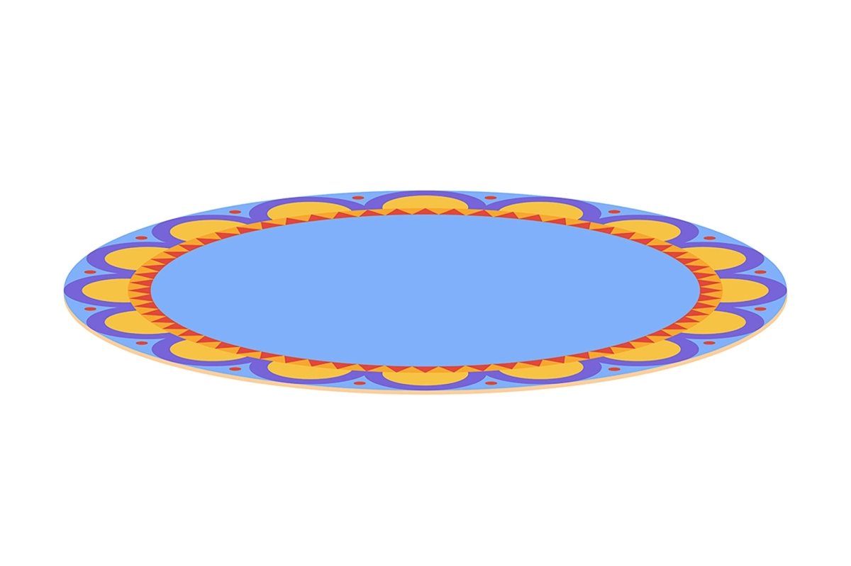 Indian tradition color vector illustrations set