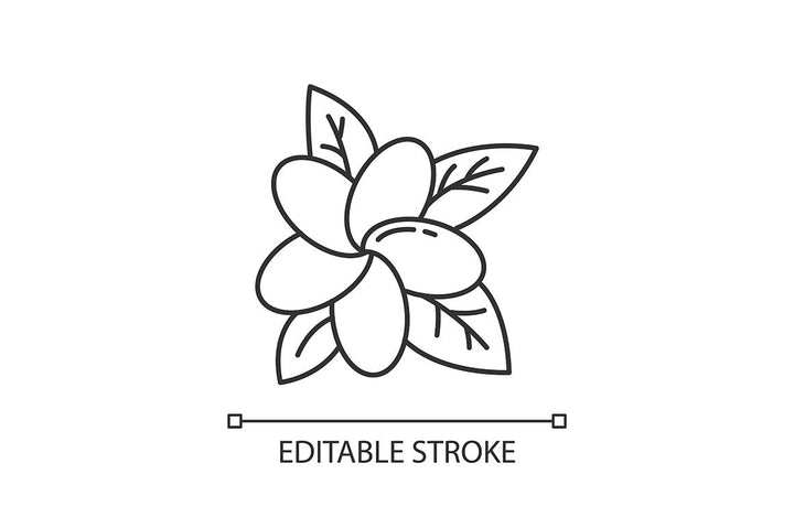Indonesia linear icons set