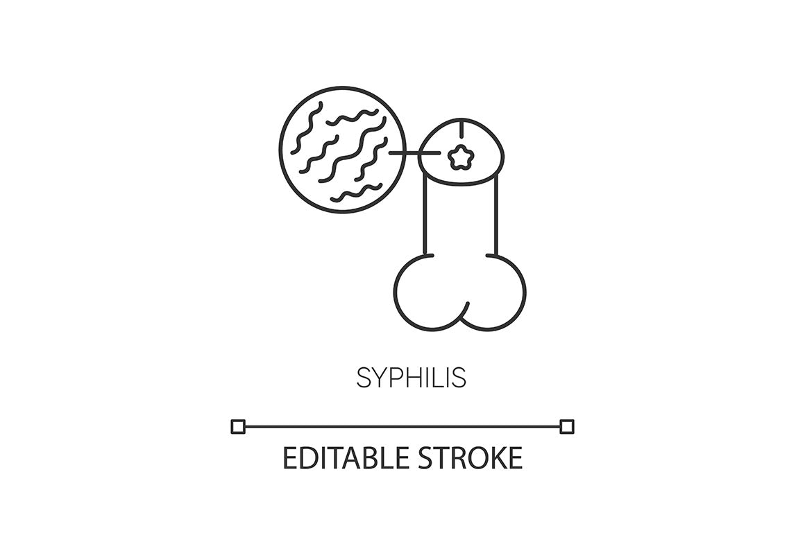 Infectious diseases pixel perfect linear icons set