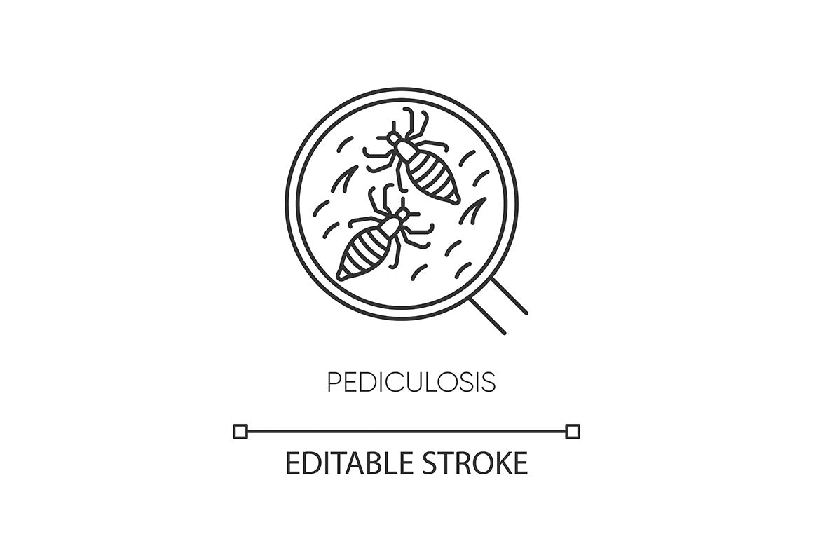 Infectious diseases pixel perfect linear icons set