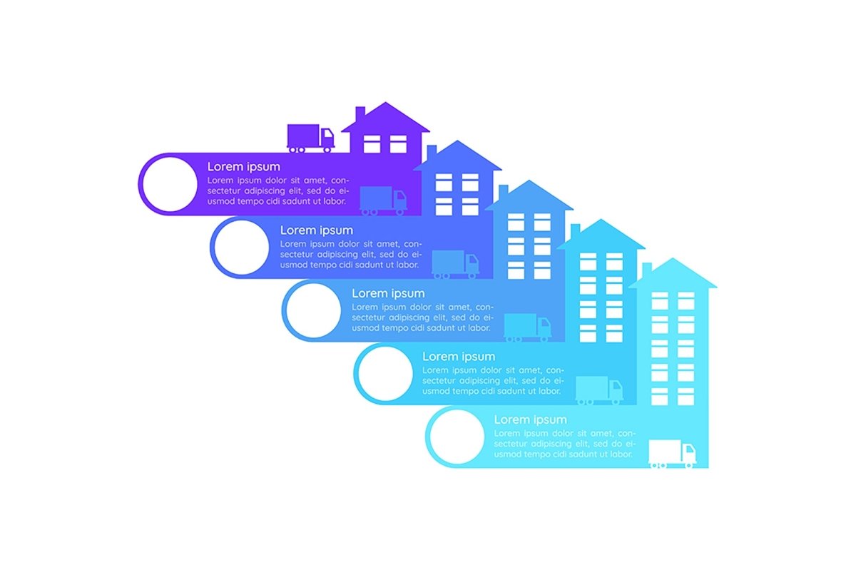 Infographic chart design template set