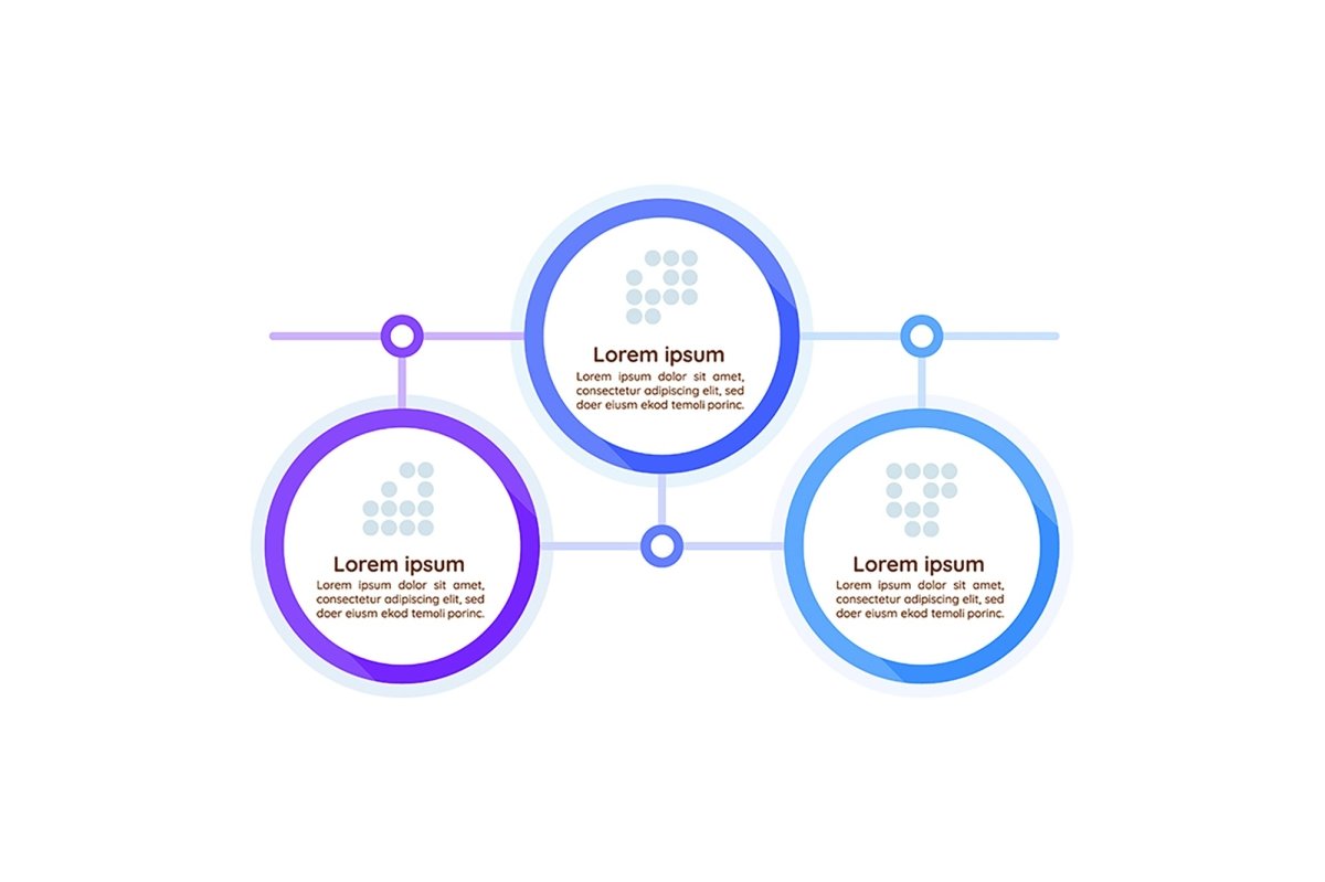 Infographic chart design template set