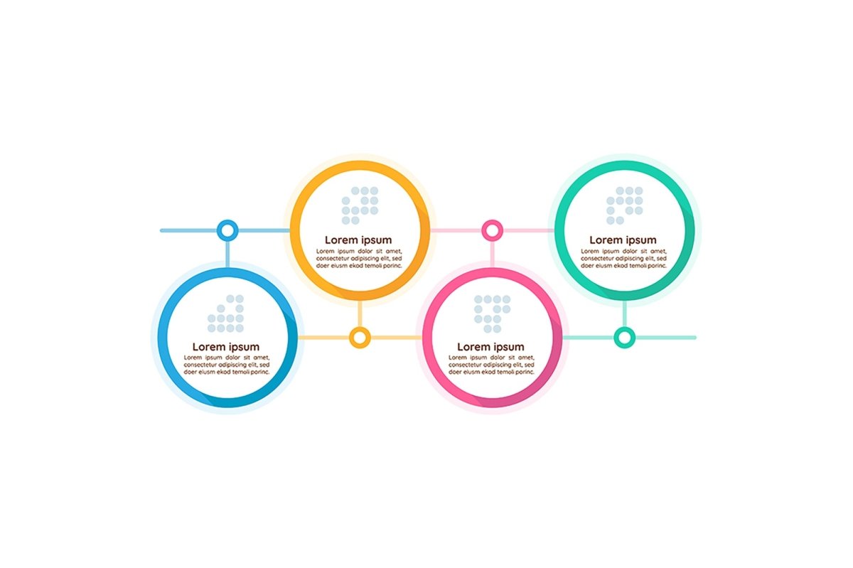 Infographic chart design templates set
