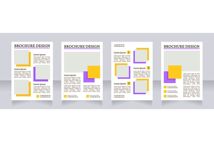 Information Brochures Layout Design