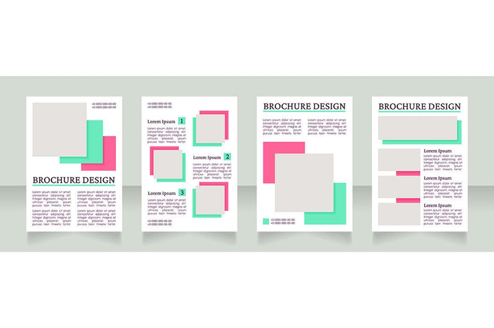 Information Brochures Layout Design