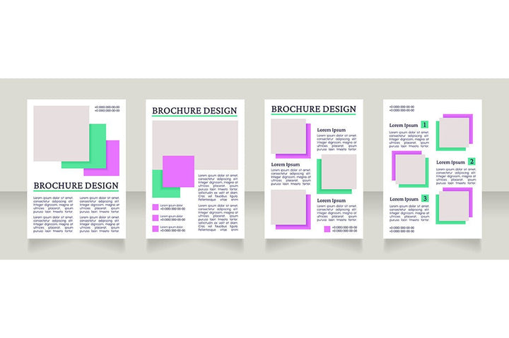 Information Brochures Layout Design