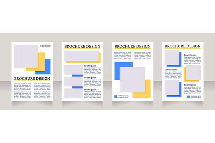 Information Brochures Layout Design