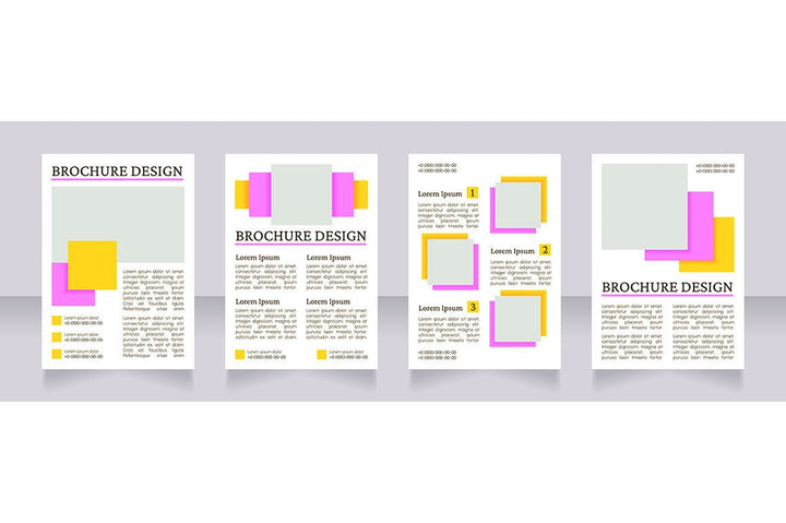 Information Brochures Layout Design